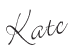 cg kate signature