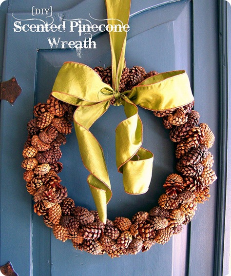 scented pinecone wreath hi sugarplum