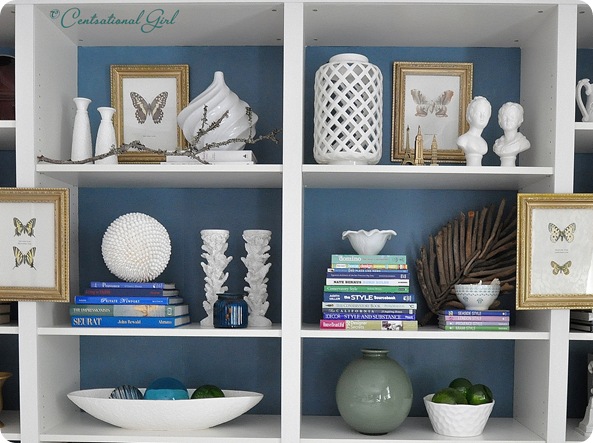 styled bookcase detail cg