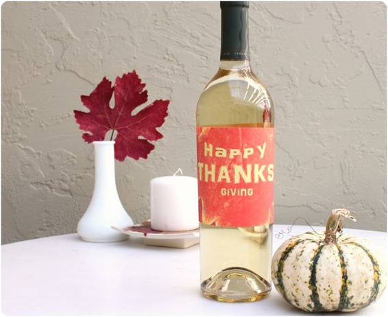 thanksgiving wine label yana dugan