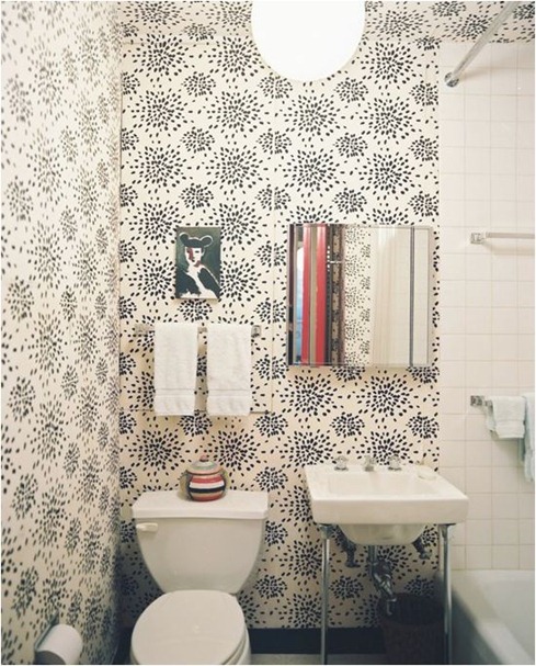 albert hadley bathroom wallpaper