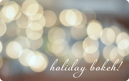 holiday bokeh twinkle lights