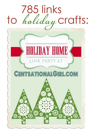 holiday craft links button