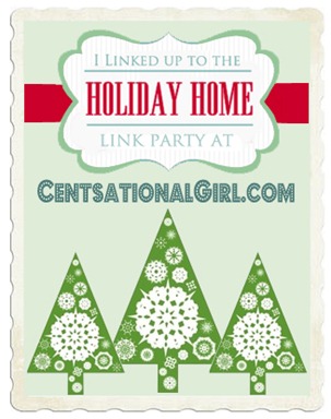 holiday home button centsational girl