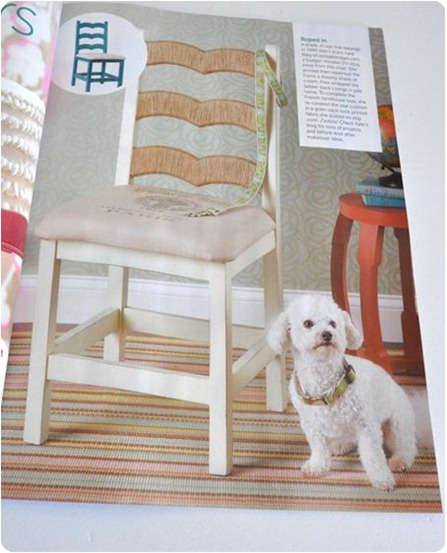 jute chair makeover