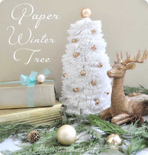 paper winter tree centsational girl
