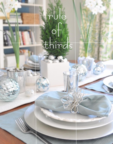 rule of thirds tablescape