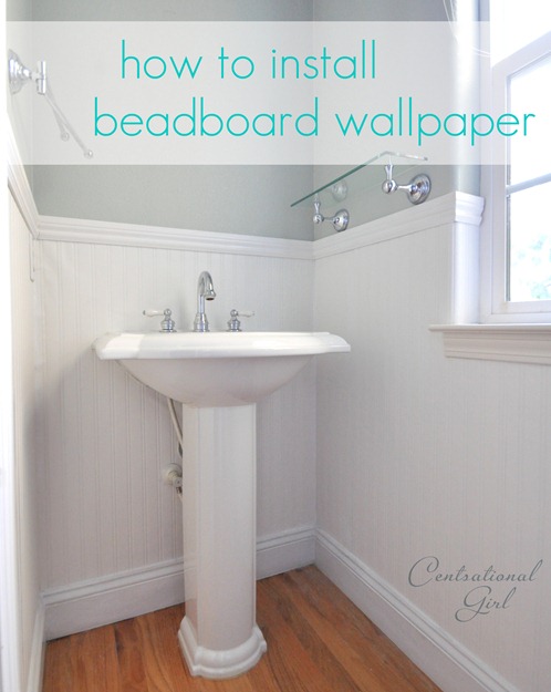 how to install beadboard wallpaper