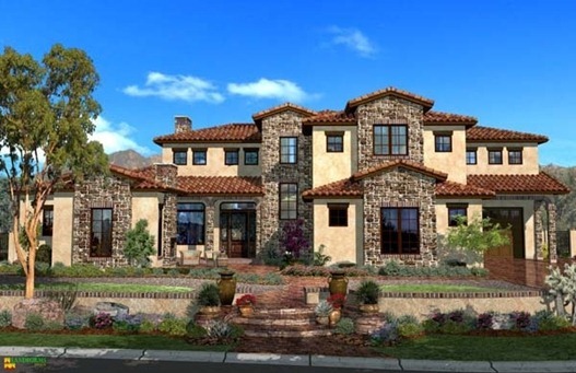 tuscan style home