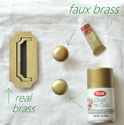 faux brass products
