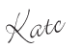 kate signature image