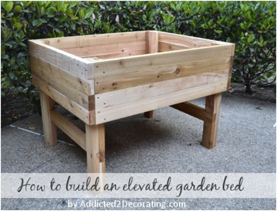 how to build raised garden planter