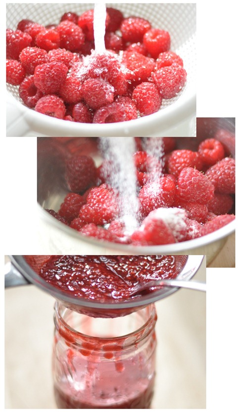 make fresh raspberry juice