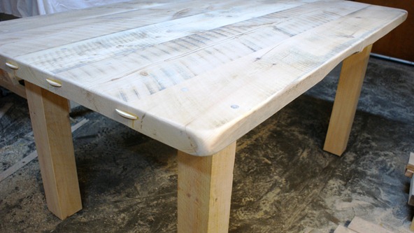 Building A Reclaimed Wood Table