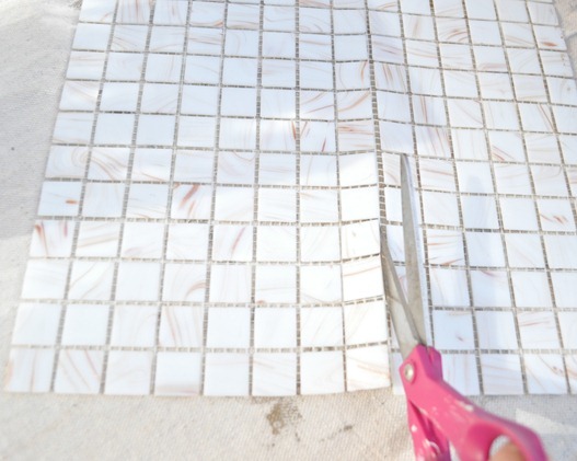 cut mosaic tile