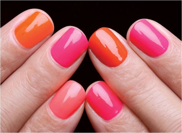 pink and orange nails nymag