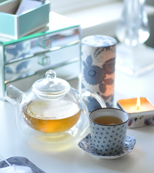 tea at desk image
