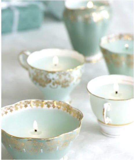 teacup candles