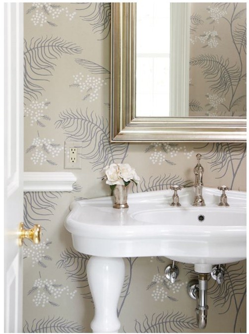 wallpapered bath muse interiors