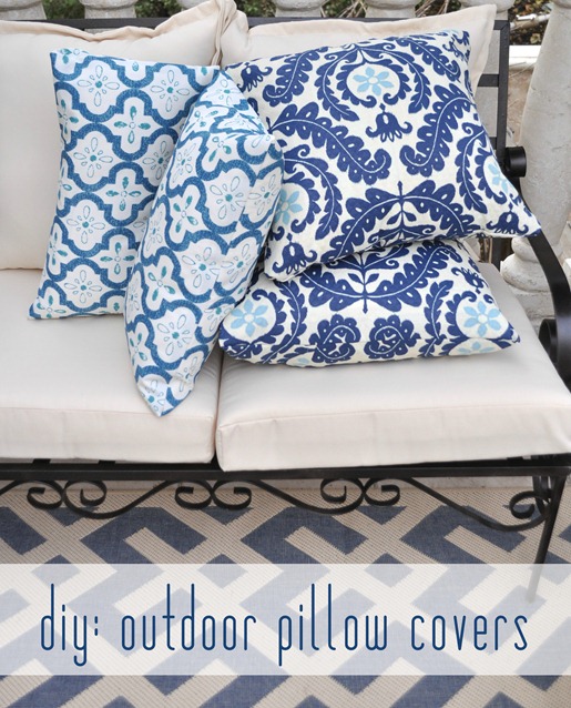 diy outdoor pillow covers