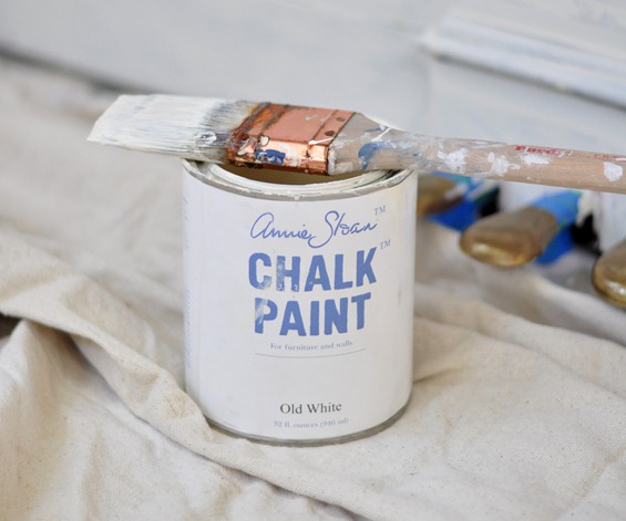 as chalk paint old white