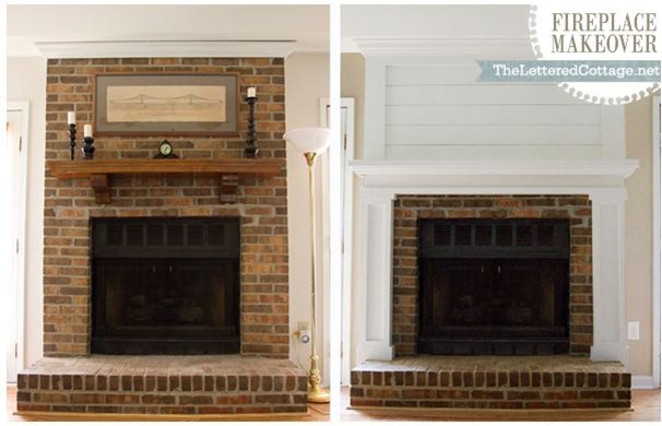 fireplace makeover tlc