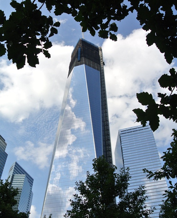 freedom tower nearing completion