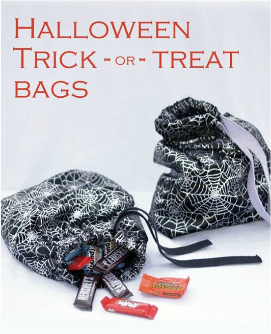 halloween trick or treat bags simple sew