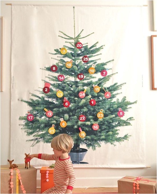 diy fabric christmas tree ohhappyday