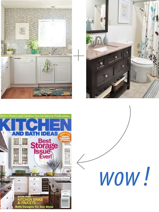 feature in kitchens and baths