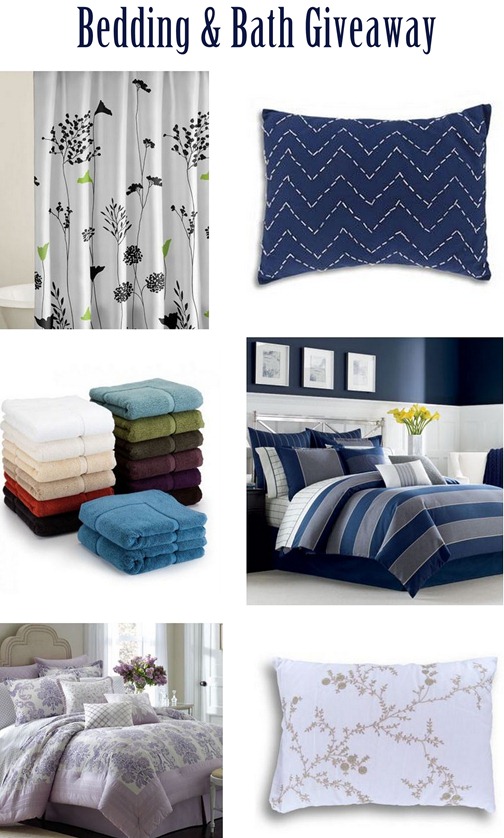 bedding and bath giveaway