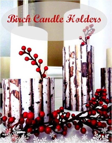 birch candle holders homespunwithlove
