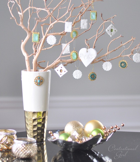 filigree and jeweled ornaments