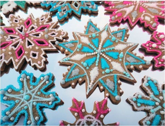 snowflake cookies worthpinning