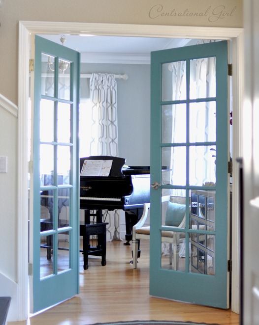 diy painted french doors