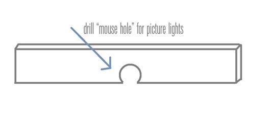 drill mouse hole with drill bit
