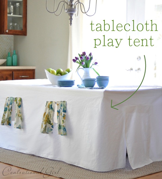tablecloth play tent centsational girl