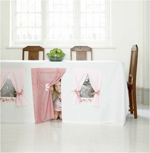 tablecloth tent cool spaces for kids