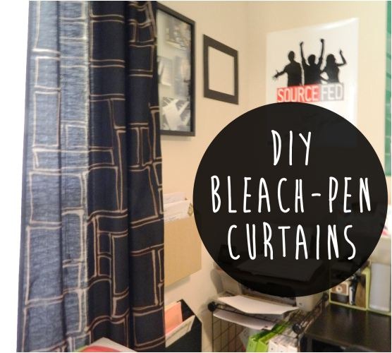 bleach pen curtains twolivecolorfully