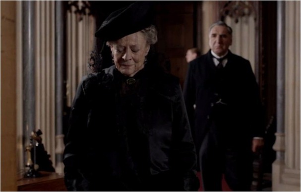 dowager in mourning