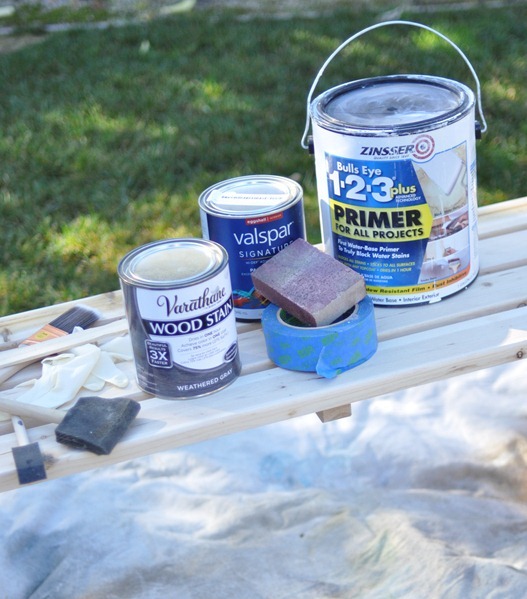 stain and paint supplies