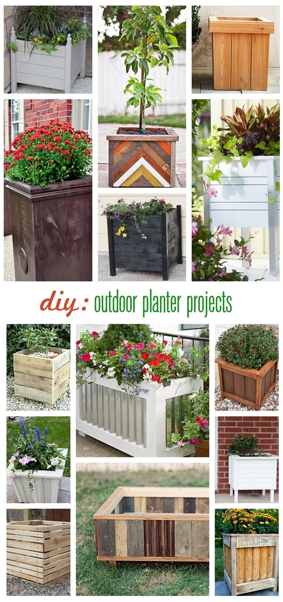 diy outdoor planter projects