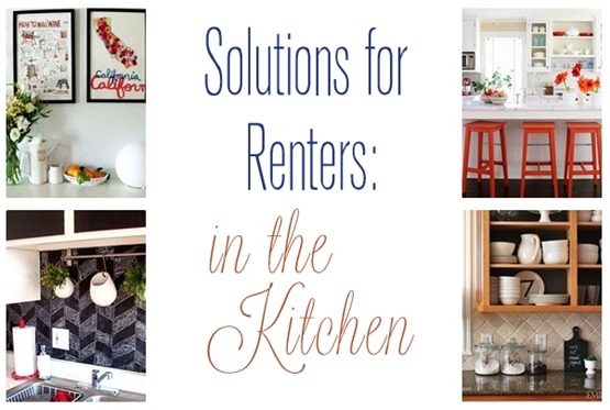 solutions for renters in the kitchen