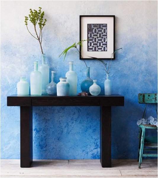 ombre wall west elm