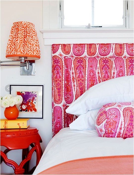 pink and orange bedroom mona ross berman