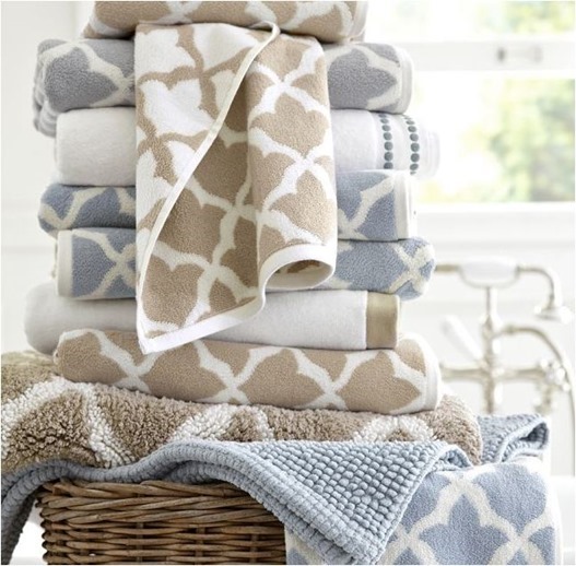 pottery barn towels