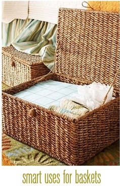 smart uses for baskets