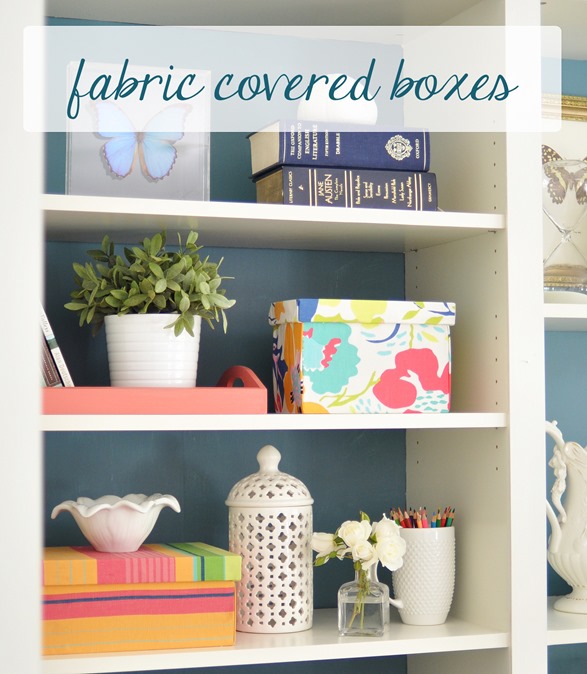 diy fabric covered boxes
