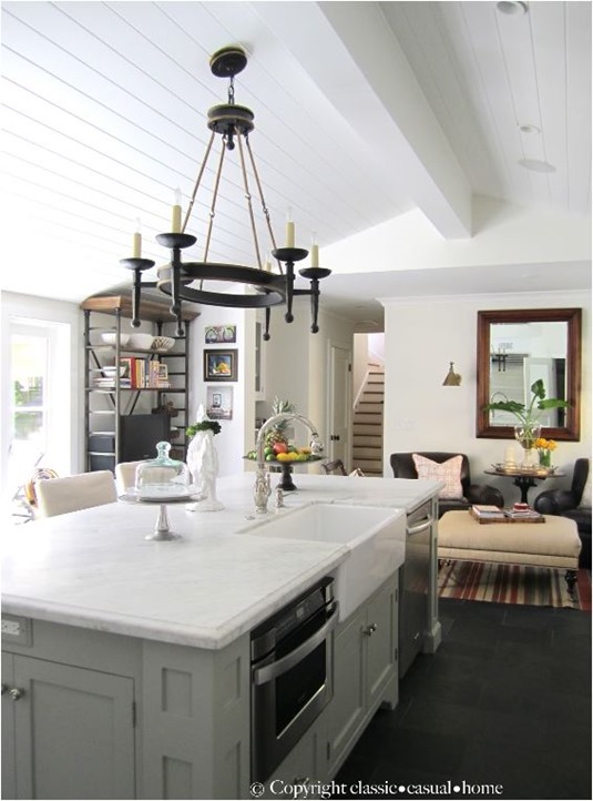 classic casual home plank ceiling