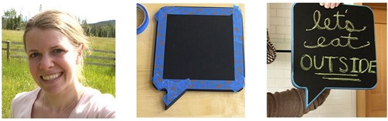making this home chalkboard project